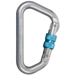Mosquetón aluminio asimétrico SILVERLIGHT 1135 Irudek