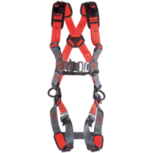Vista frontal del Arnés integral para trabajo en altura FOCUS LICHT XT de Camp