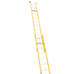 Escalera de fibra de 2 tramos extensible a cuerda de Escaleras Arizona