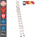 Escalera de fibra de vidrio extensible de 2 tramos 2TFVE de Faraone