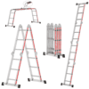 Escalera multiusos y multiposición de aluminio de Escaleras Arizona