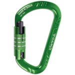 Mosquetón con cierre automático GUIDE XL 3LOCK color verde de Camp