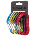 Pack de 6 mosquetones NANO 22 de Camp, colores variados
