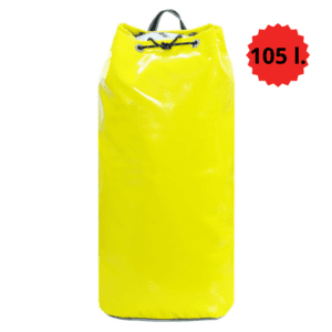 Vista frontal del Petate de PVC de 105 litros modelo PI-100-T de Rodcle