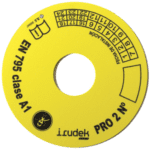 Placa informativa para punto anclaje PRO2 de Irudek