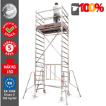 Torre de trabajo móvil de aluminio RAPIDO 180 de Faraone